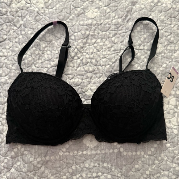 SO Other - 🦄 3/$15 SO 36D Black Lace Women's Bra